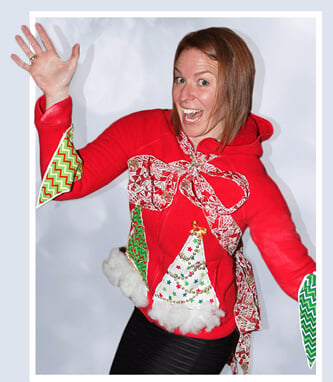 Jill McBurney's Holiday Sweater